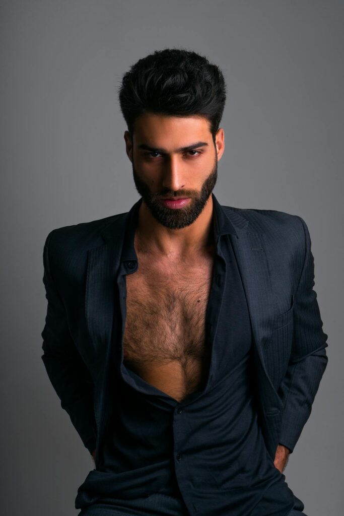 Rocking-Both-Beard-and-Chest-Hair-with-Style
